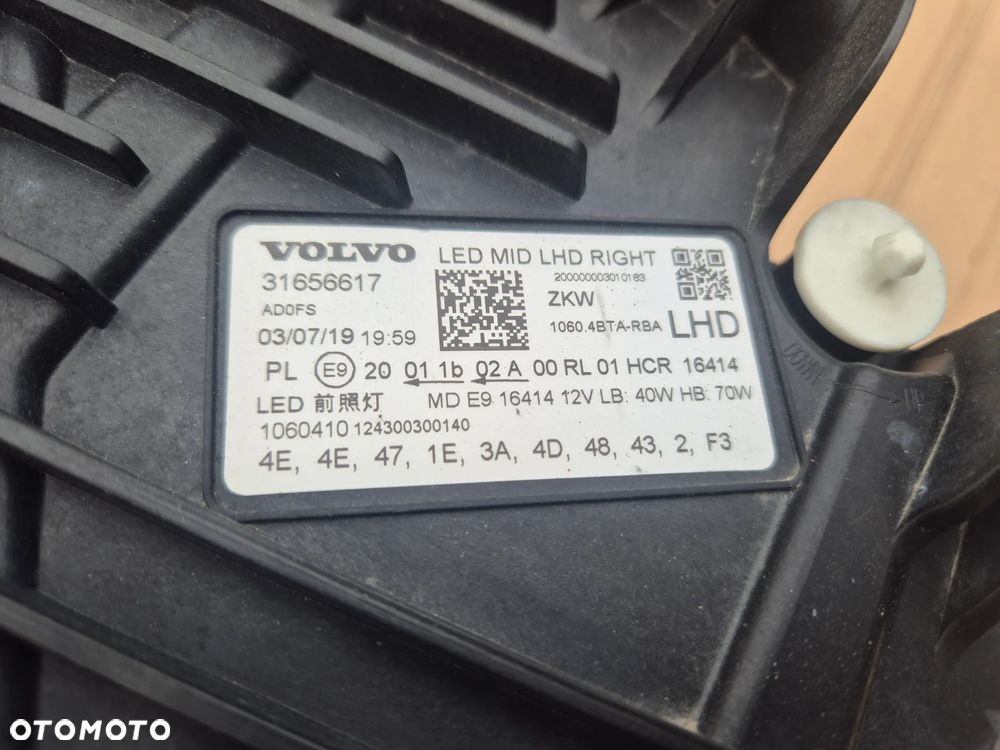 Volvo XC60 II lampa prawa.FULL LED.Lifting 2021-.LED MID. - 8