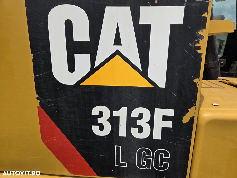 Caterpillar CAT 313F, 2018, 3.980h, CUPLA RAPIDA hidr, cupa NOUA, instalatia picon pe brate, camera spate, camera dreapta, motor CAT 115CP, posbilitate leasing 3 ani, STARE FOARTE BUNA produs in Japonia, PROMOTIE 59.900 EUR+Tva - 23