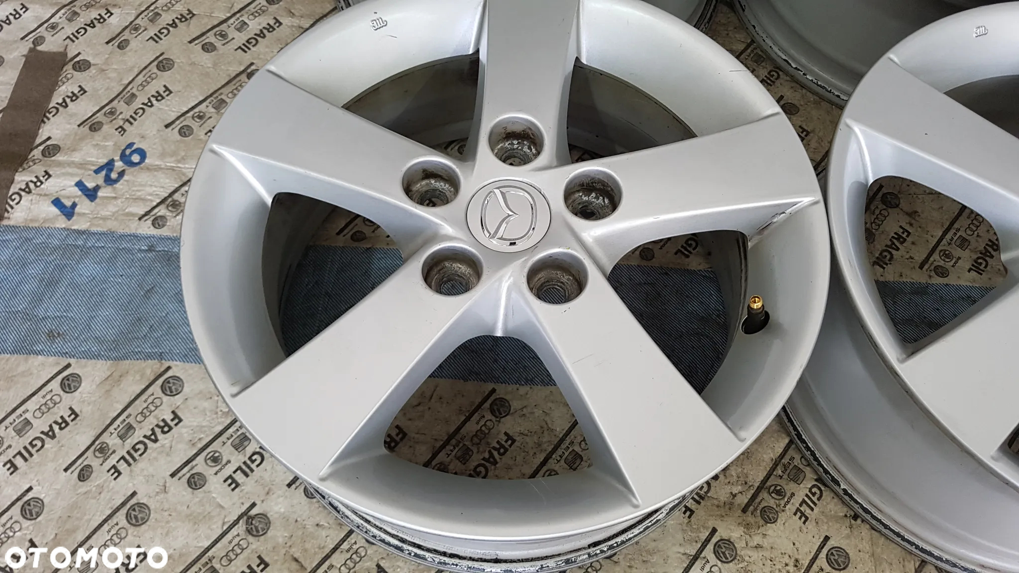 FELGI ALUMINIOWE 5X114,3 6JX15 ET52,5 MAZDA 3 5 6 KIA CEED RIO - 8