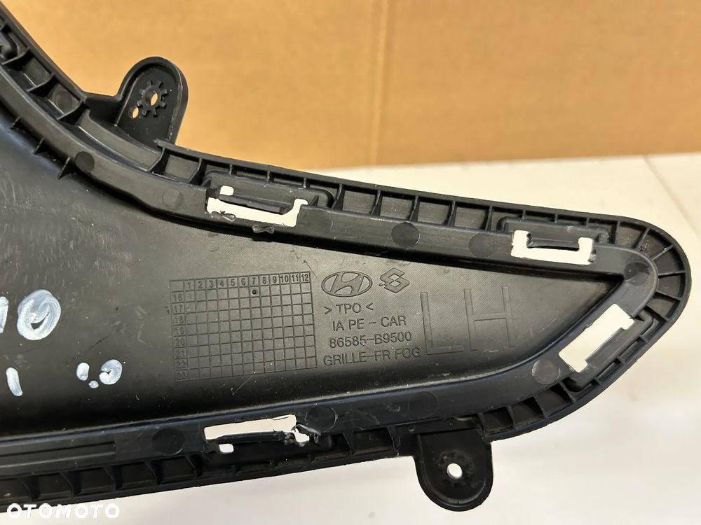 HYUNDAI I10 II 2 86585B9500 KRATKA CHROM HALOGEN PRZÓD LEWY - 3