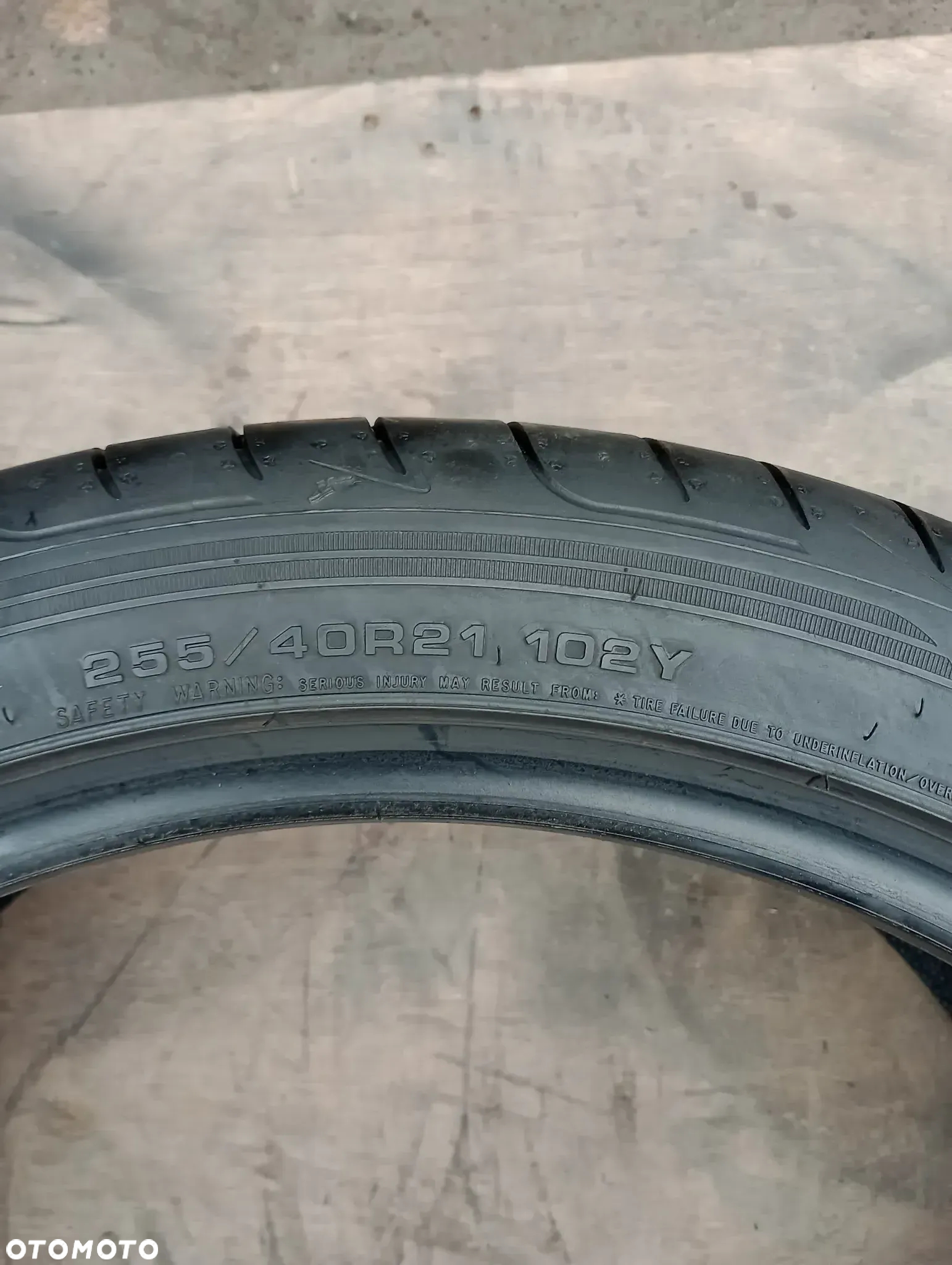 OPONY LETNIE 4x 255/40 R21 102Y GOODYEAR EAGLE F1 - 7