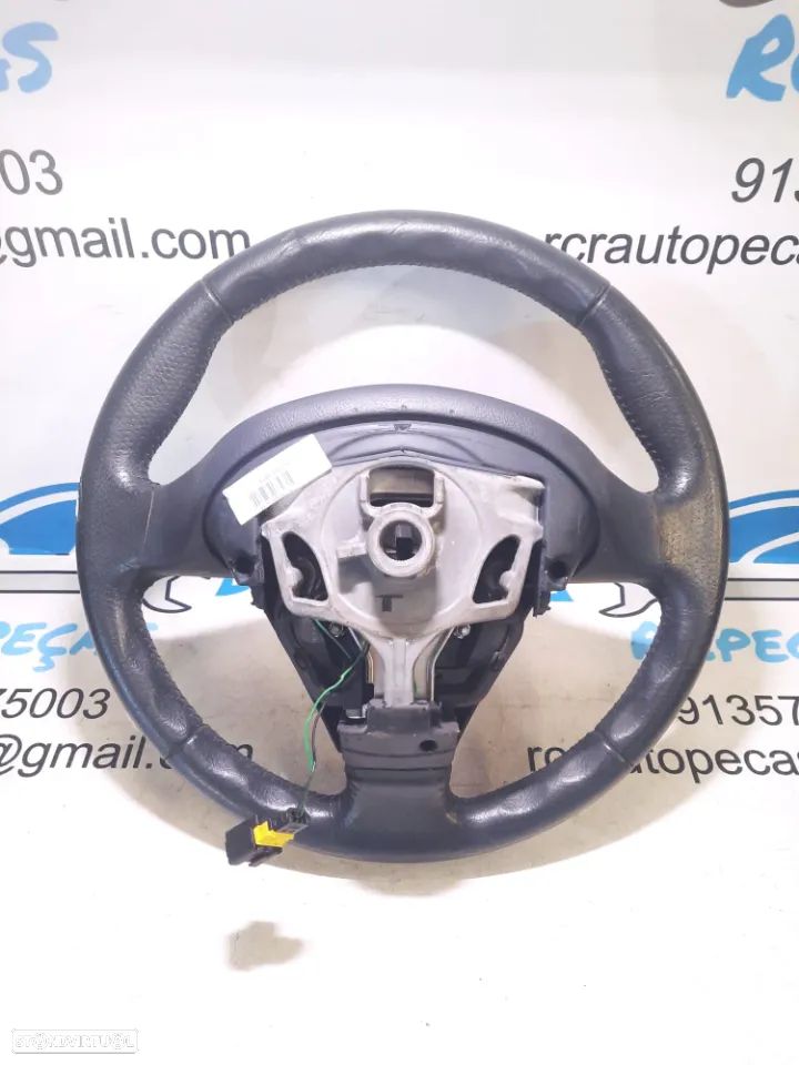 VOLANTE GUIADOR COMPLETO PEUGEOT 1007 PELE AIRBAG 96506736NP 4109FP 96441877 4112HE - 6