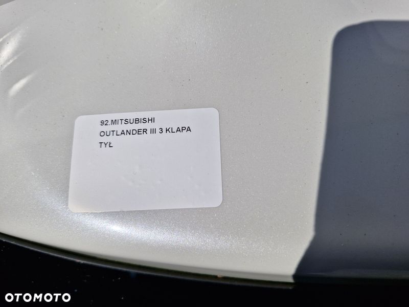 MITSUBISHI OUTLANDER III 3 PHEV KLAPA BAGAŻNIKA TYŁ TYLNA W13 A - 3