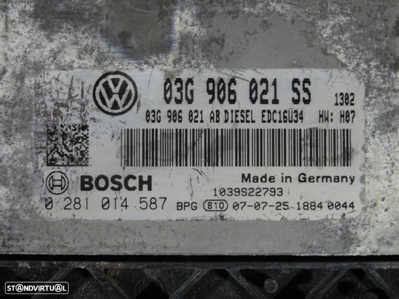 Centralina De Motor Skoda Octavia Ii (1Z3)  03G906021ss / 0281014587 / - 2