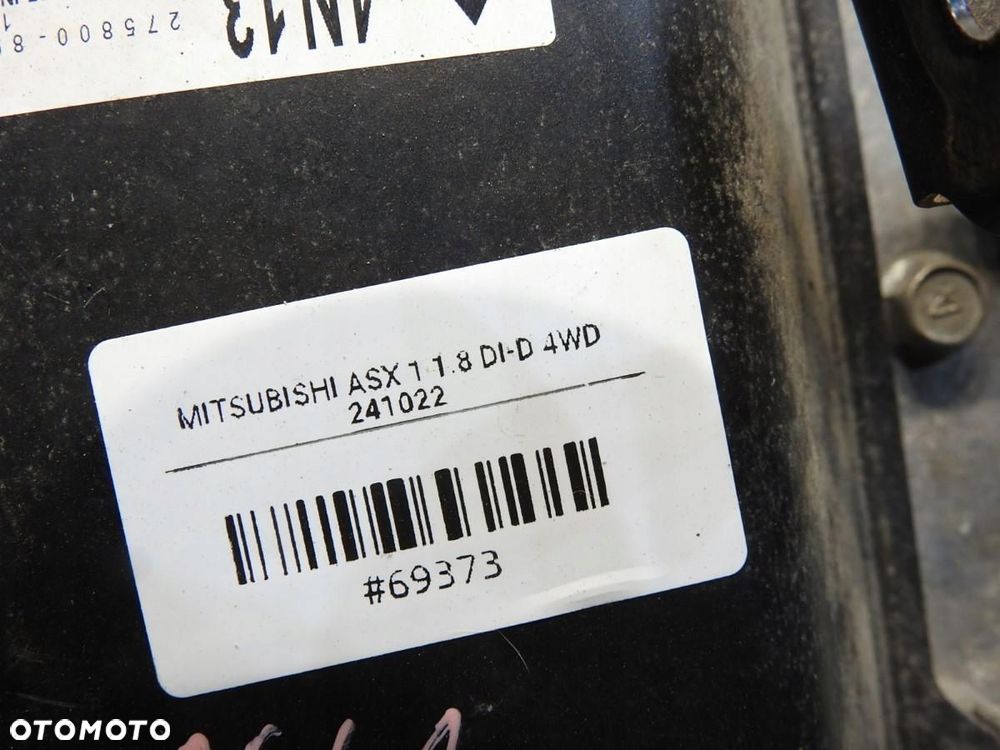 ZESTAW STARTOWY MITSUBISHI ASX 1.8 DI-D 1860B422 8637A643 8637A633 - 4