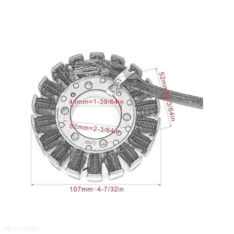 Stator alternator Honda CBR600 F4 1999-2000 bobina A1564 - 2
