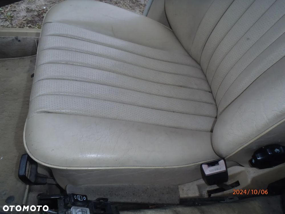 fotel kanapa tapicerka obicie boczek podłokietnik zagłówek skóra mercedes w 124 w124 - 34