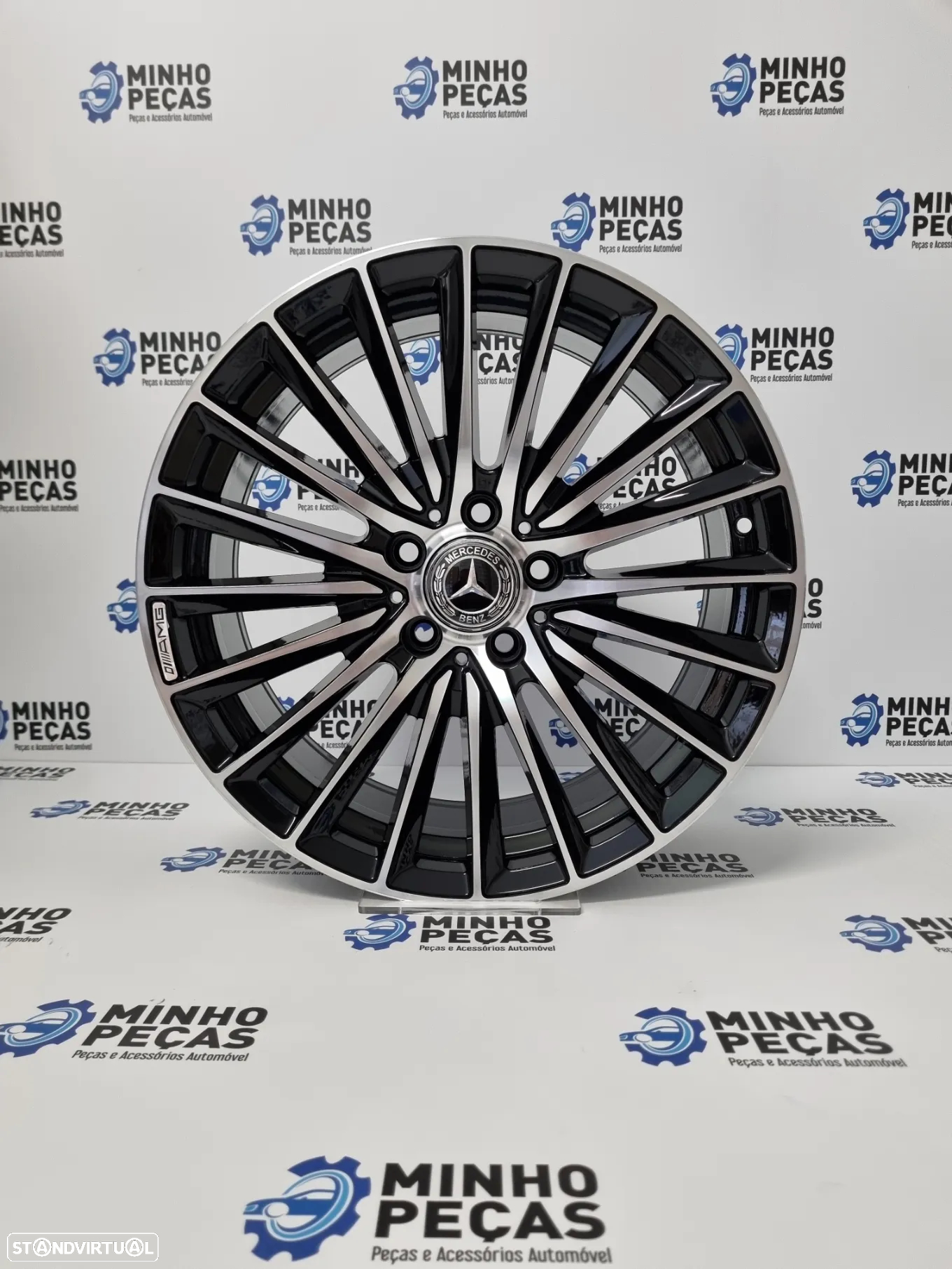 Jantes Mercedes Novo Class C (W206) AMG em 18 Black Polish - 8