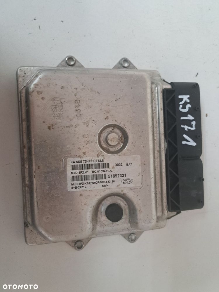 FORD KA 1.3 KOMPUTER  STEROWNIK SILNIKA 51892331 - 1