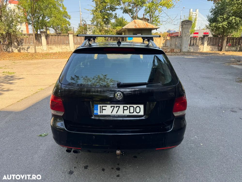 Bara spate VW Volkswagen Golf 6 variant break negru 2011 model cu PDC - 2
