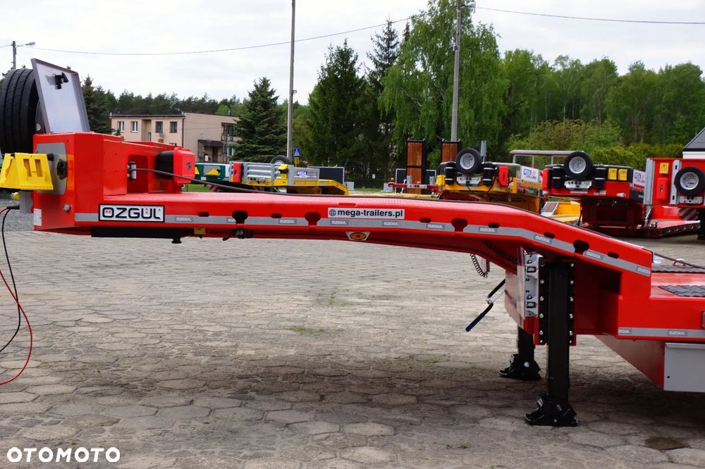 Inny 3 OSIOWA NISKOPODWOZIOWA Z NAJAZDAMI HYDRAULICZNYMI - twarda guma techniczna na pokładzie! - 33