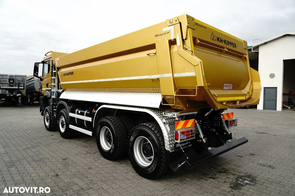 MAN TGS 41.480 / 8X8 / ​​BASCULATOR / AUTOMAT / NOU-NOUȚ / ECHIPAMENTE BOGATE / DISPONIBIL IMEDIAT / AUR METALIC / - 8