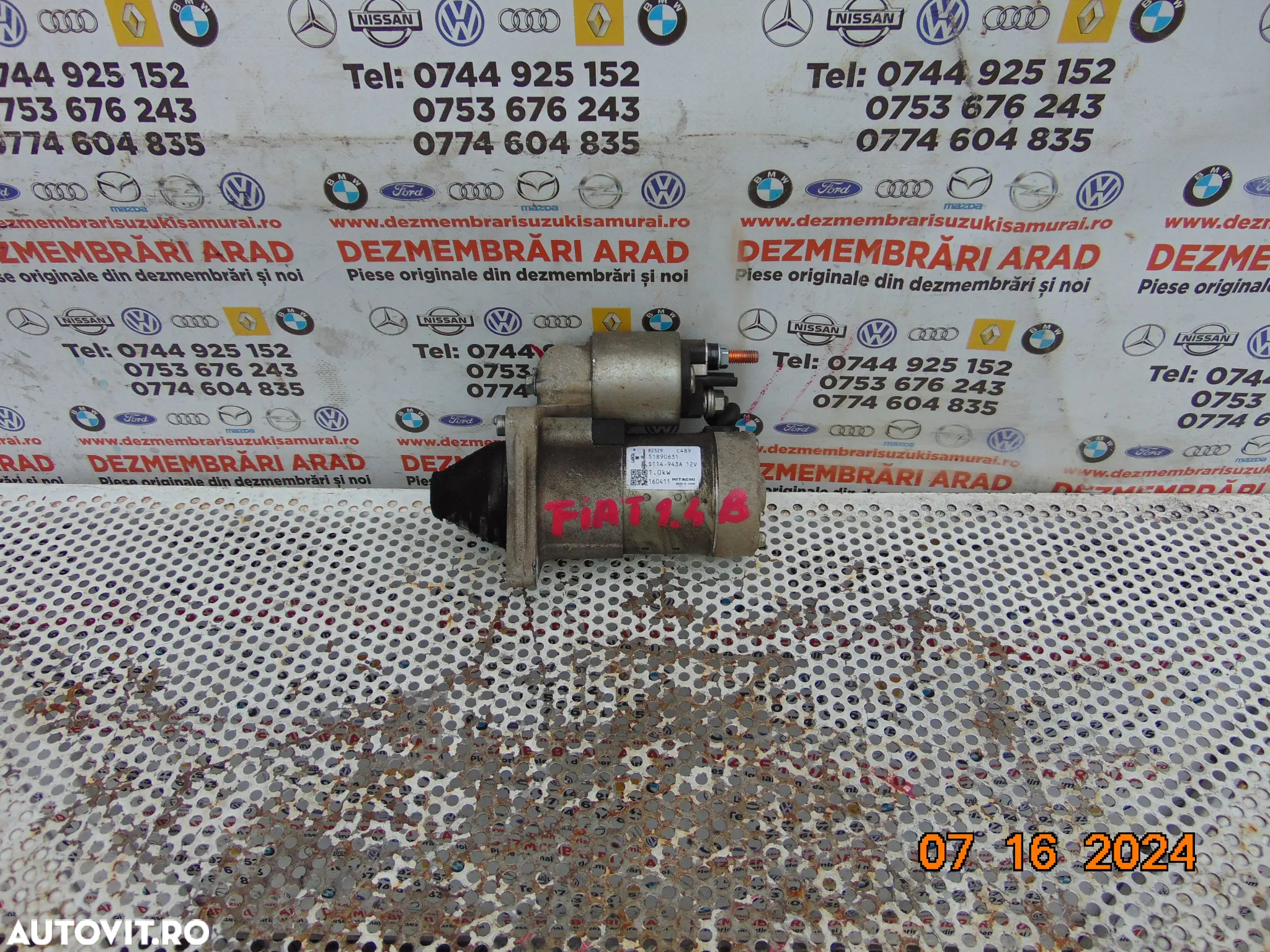 Electromotor Fiat Tipo 1.4 benzina 2016-prezent Panda fiat 500 Doblo Bravo Punto Evo - 3