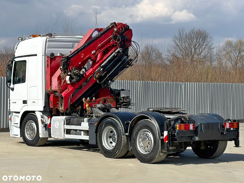 Mercedes-Benz ACTROS 2548 * CIĄGNIK SIODŁOWY + HMF 3622 K4 ( B2 ) + PILOT * 6x2 - 6