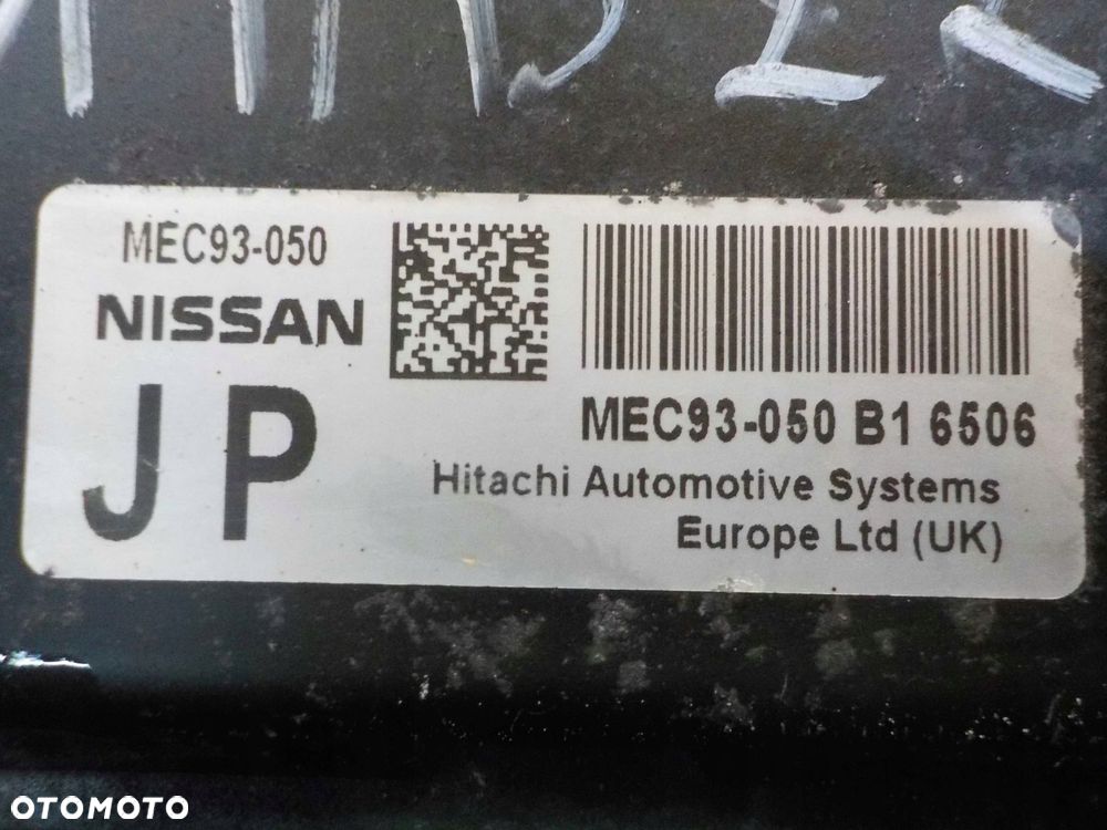 NISSAN NOTE I E11 1.6 B 06r sterownik komputer silnika MEC93-050 - 15