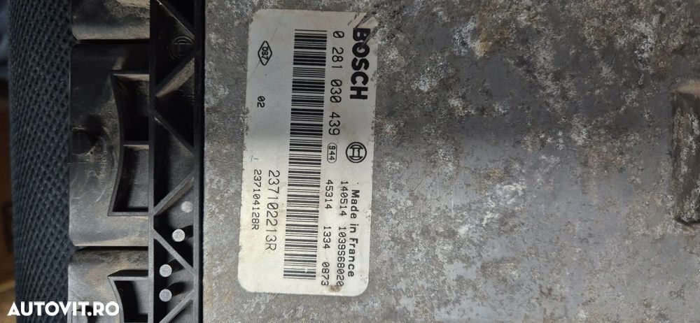 Kit pornire / calculator ECU ceas bord contact + cheie calc confort  Dacia Dokker 1.5 dci diesel E5 - 3