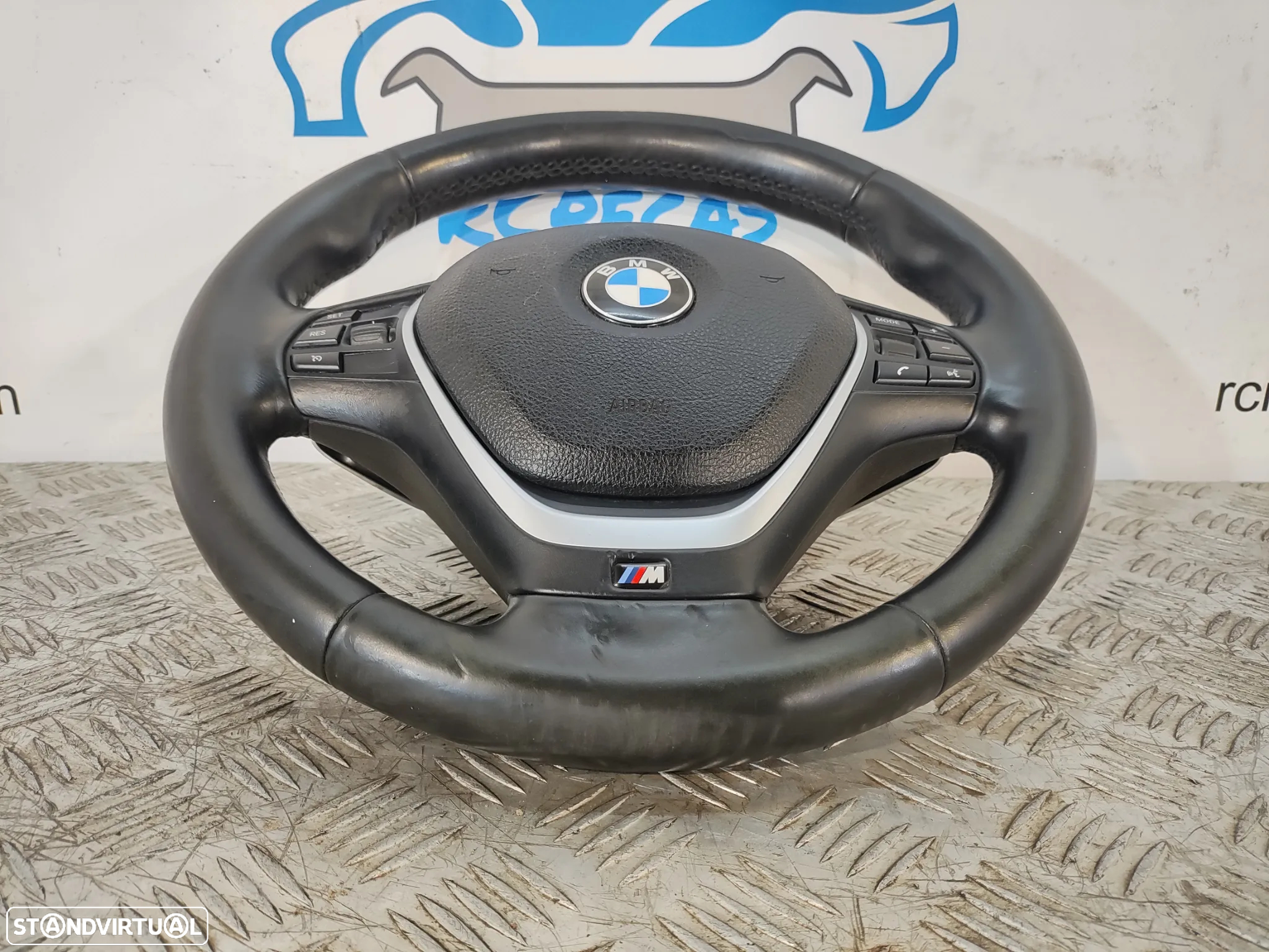 VOLANTE GUIADOR COMPLETO ORIGINAL PACK M BMW SERIE 1 F20 F21 7845877 PELE COMANDOS MULTIFUNÇÕES PATILHAS AIRBAG - 6