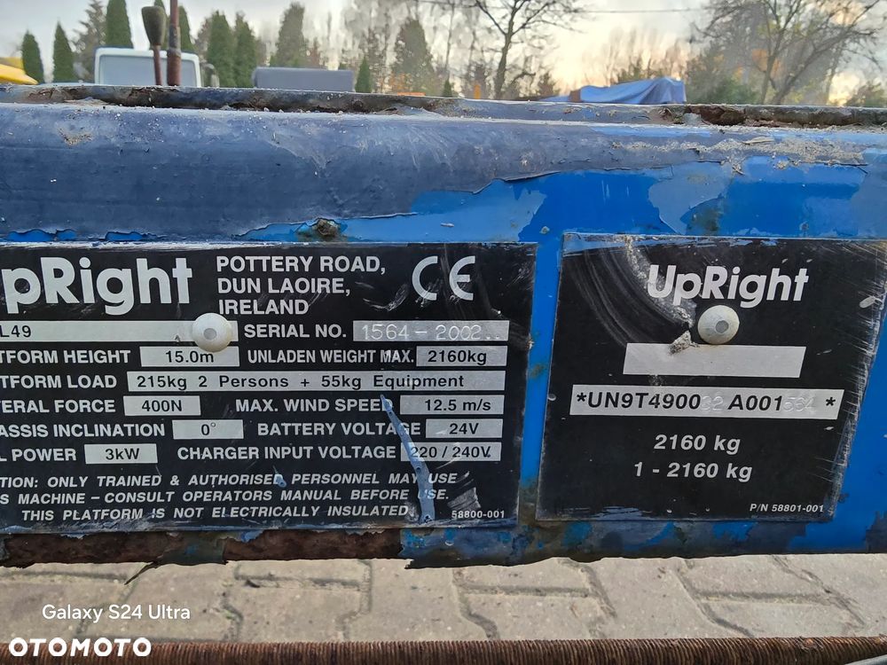 UpRight TL49  nifty zwyzka podnośnik koszowy 16 metrów - 18