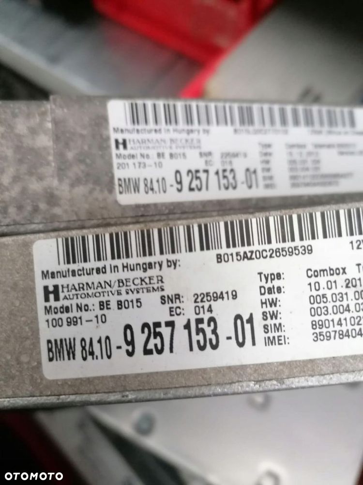 BMW X3 F25 F10 MODUŁ STEROWNIK COMBOX 84102447928 - 8