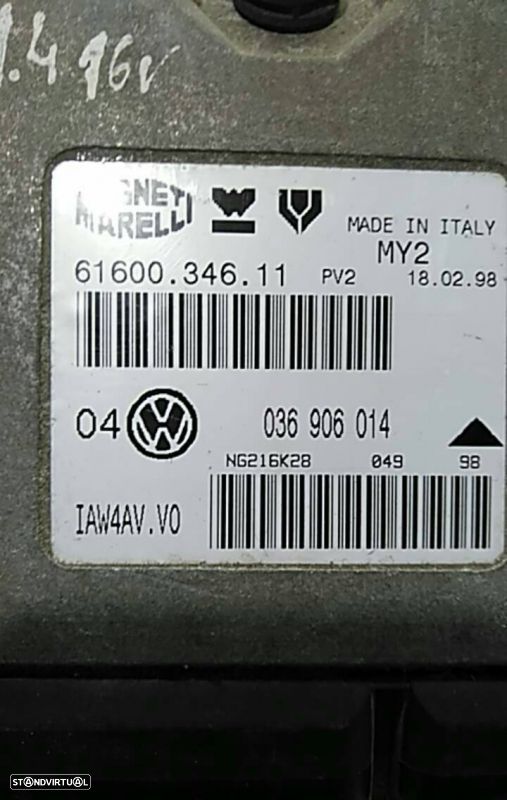 Centralina Motor Volkswagen Golf Iv (1J1) - 1