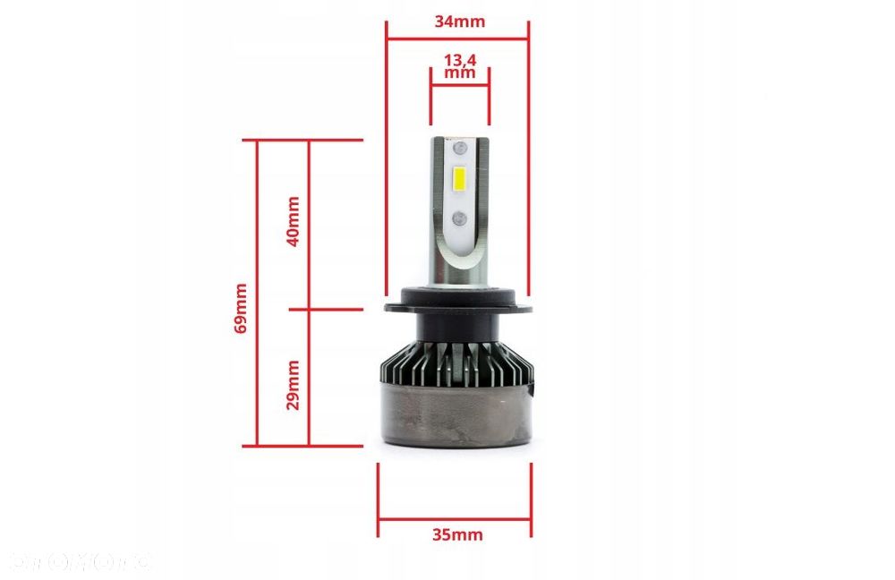 ŻARÓWKI H7 LED FLIP CHIP 6000K 12/24V CANBUS KPL - 4