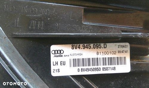 AUDI A3 SPORTBACK LED 12-17 LEWA TYLNA LAMPA LED ORYGINAŁ 8V4945095D - 4