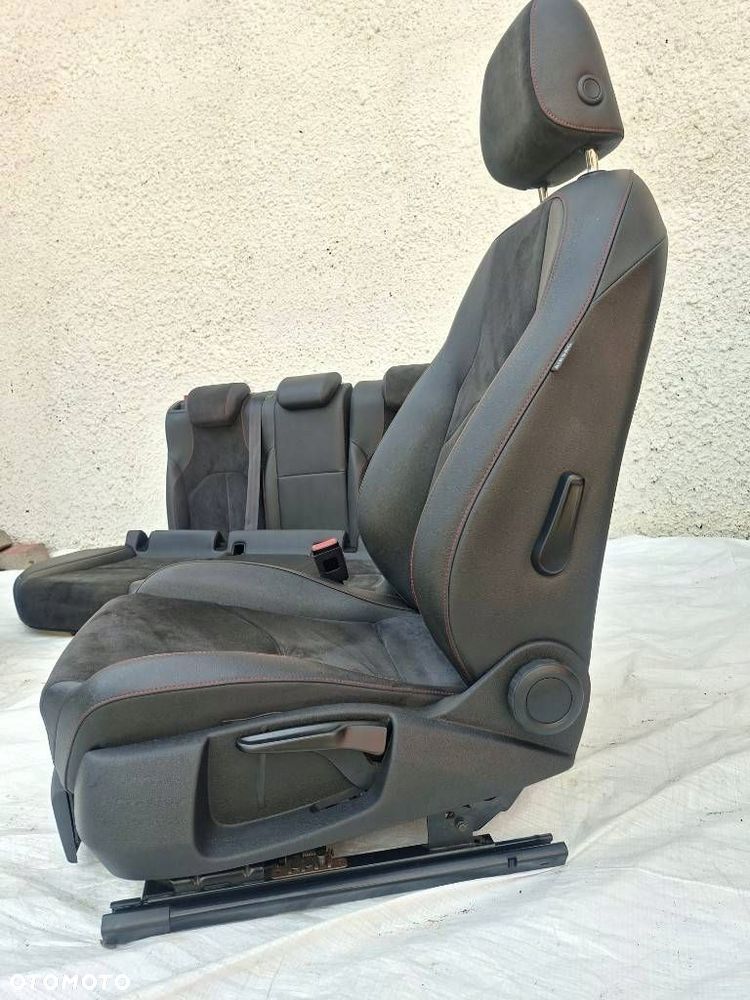 Seat Leon 5F FR Fotele Kanapa Komplet SKÓRA ALCANTARA BOCZKI DRZWI - 13
