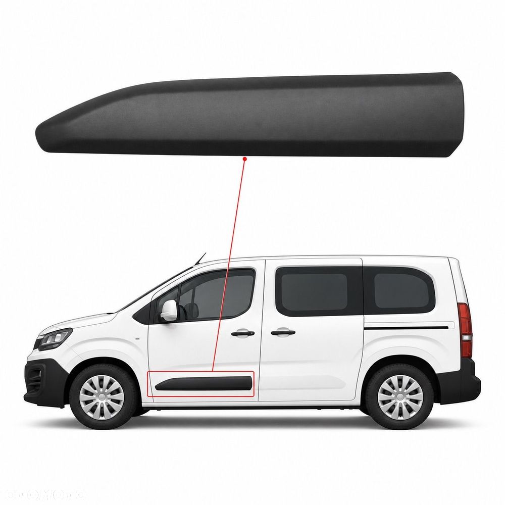 Listwa drzwi lewa kierowca Fiat Doblo Berlingo Partner Toyota Proace City