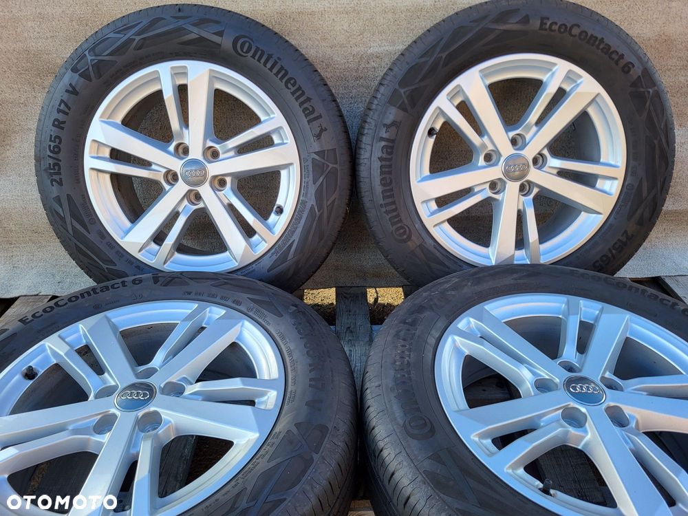[K332] Koła lato 17 Cali 5x112 Continental 215/65/17 8mm Audi Q3 24r - 2