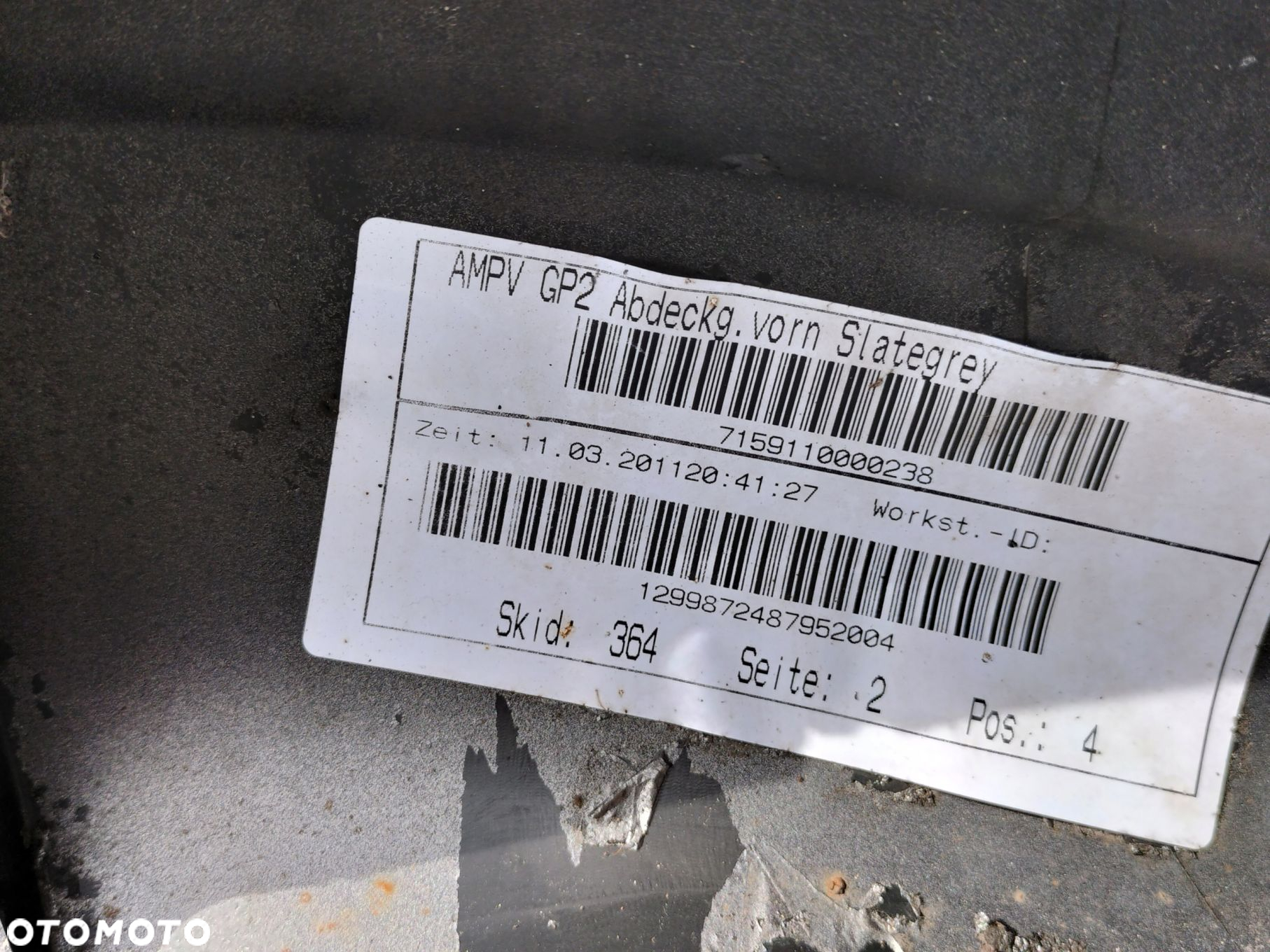 VW TOURAN I LIFT 2010-2014 ZDERZAK PRZEDNI PRZÓD XENON - 10