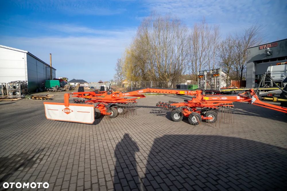 Kuhn ZGRABIARKA GA 6632 ZGRABIARKA KUHN 2 KARUZELE Zapraszam Posiadam wiele maszyn Ciagnik Prasa Kosiarka - 16