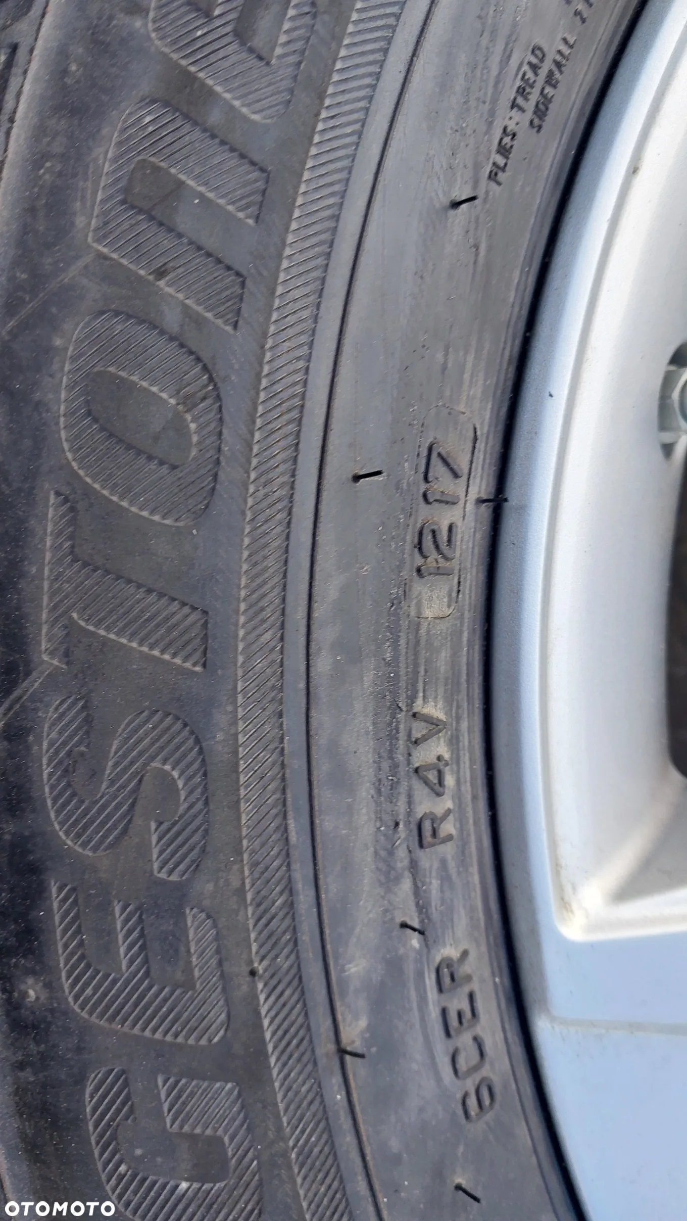 Komplet kol zimowych Toyota Auris Corolla Chr OE PW457-10001 6.5" x 17" 5x114.3 ET 45 215/60r17 bridgestone - 6