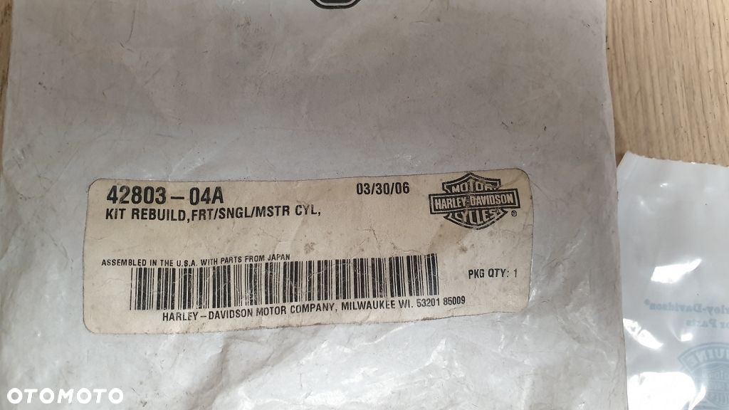 Zestaw naprawczy pompy hamulcowej Harley Davidson Sportster 42803-04A - 6