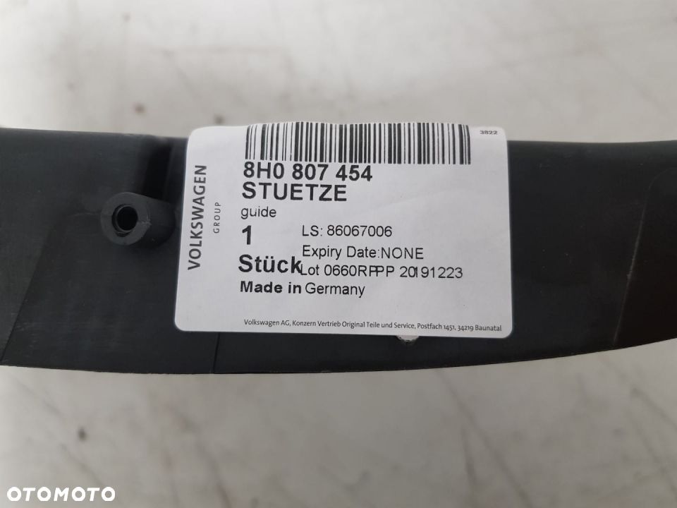 AUDI A4 B6 B7 CABRIO S4 03-09 ŚLIZG ZDERZAKA PARWY TYŁ TYLNY ZDERZAKA TYLNEGO NOWY 8H0807454 - 4