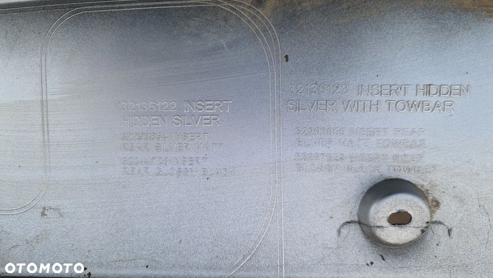 VOLVO XC40 SPOILER DOKŁADKA ZDERZAKA TYŁ 32136122 - 3