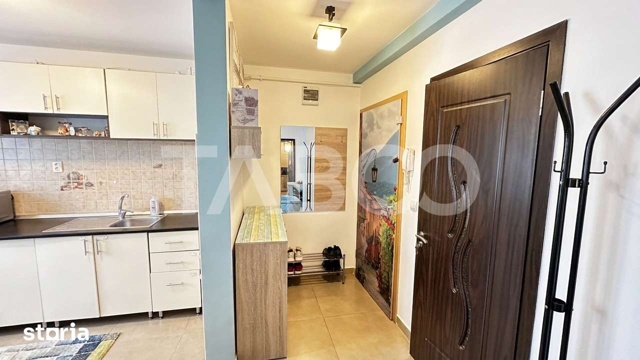Apartament mobilat utilat 2 camere 2 locuri de parcare Calea Cisnadiei — fotografia 3