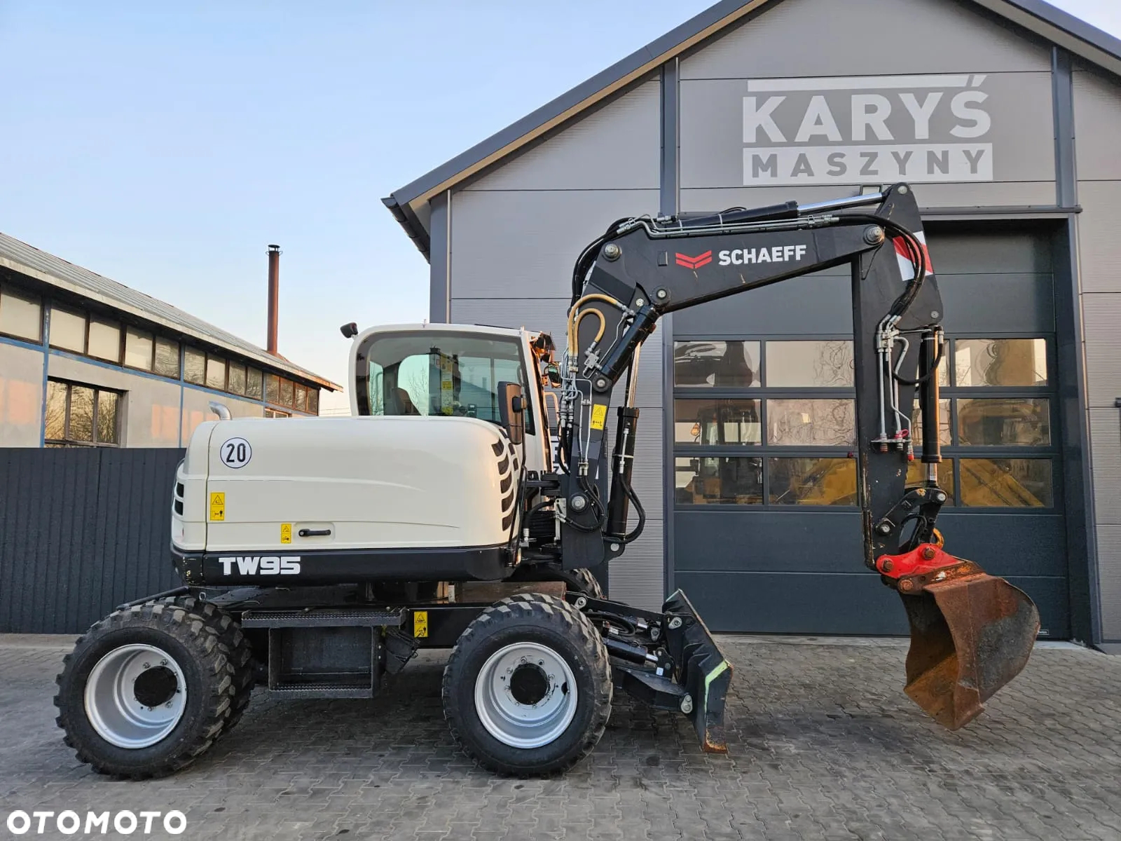 Schaeff KOPARKA KOŁOWA SCHAEFF TW95 TW 95 110 85  TEREX YANMAR 2019R 5000 MTG - 6