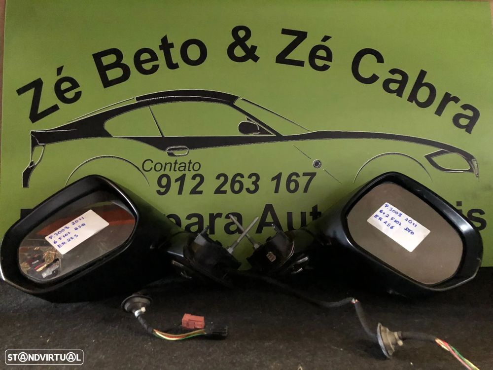 PEUGEOT 3008 I RETROVISOR DIREITO ESQUERDO - ER255 ER256 - 1