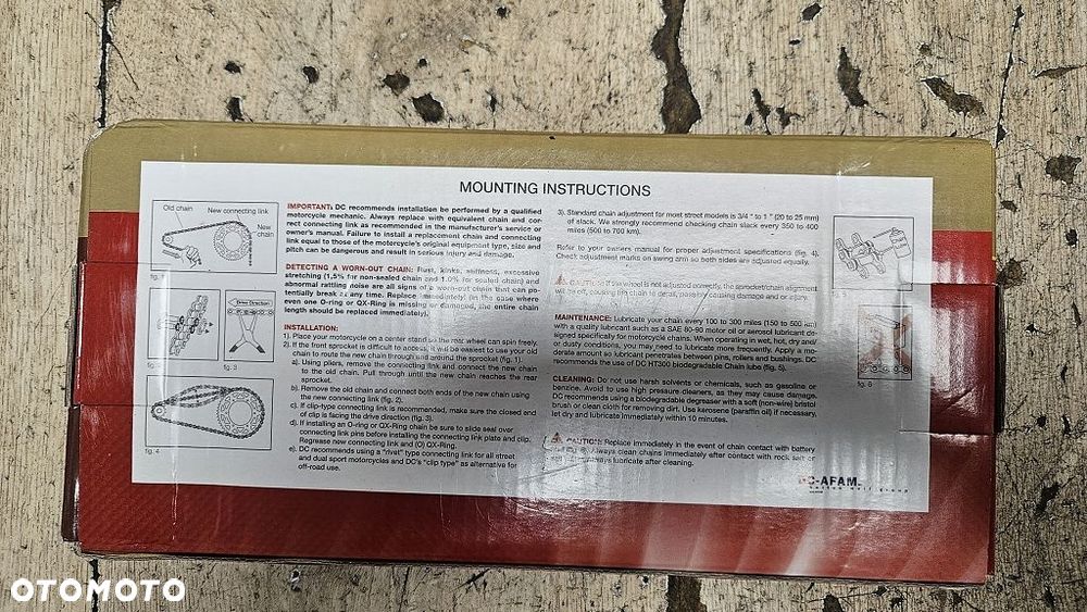 Zestaw napędowy Dyna Chain łańcuch DC525MSX2-G zębatki 16/41 Cagiva 1000 Navigator - 8