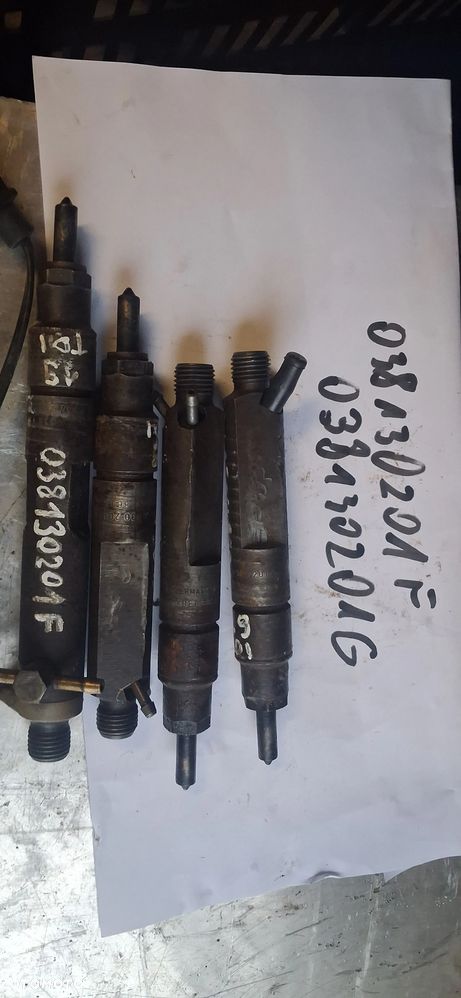 Wtryskiwacze wtryski komplet vw audi 038130201f 038130201g