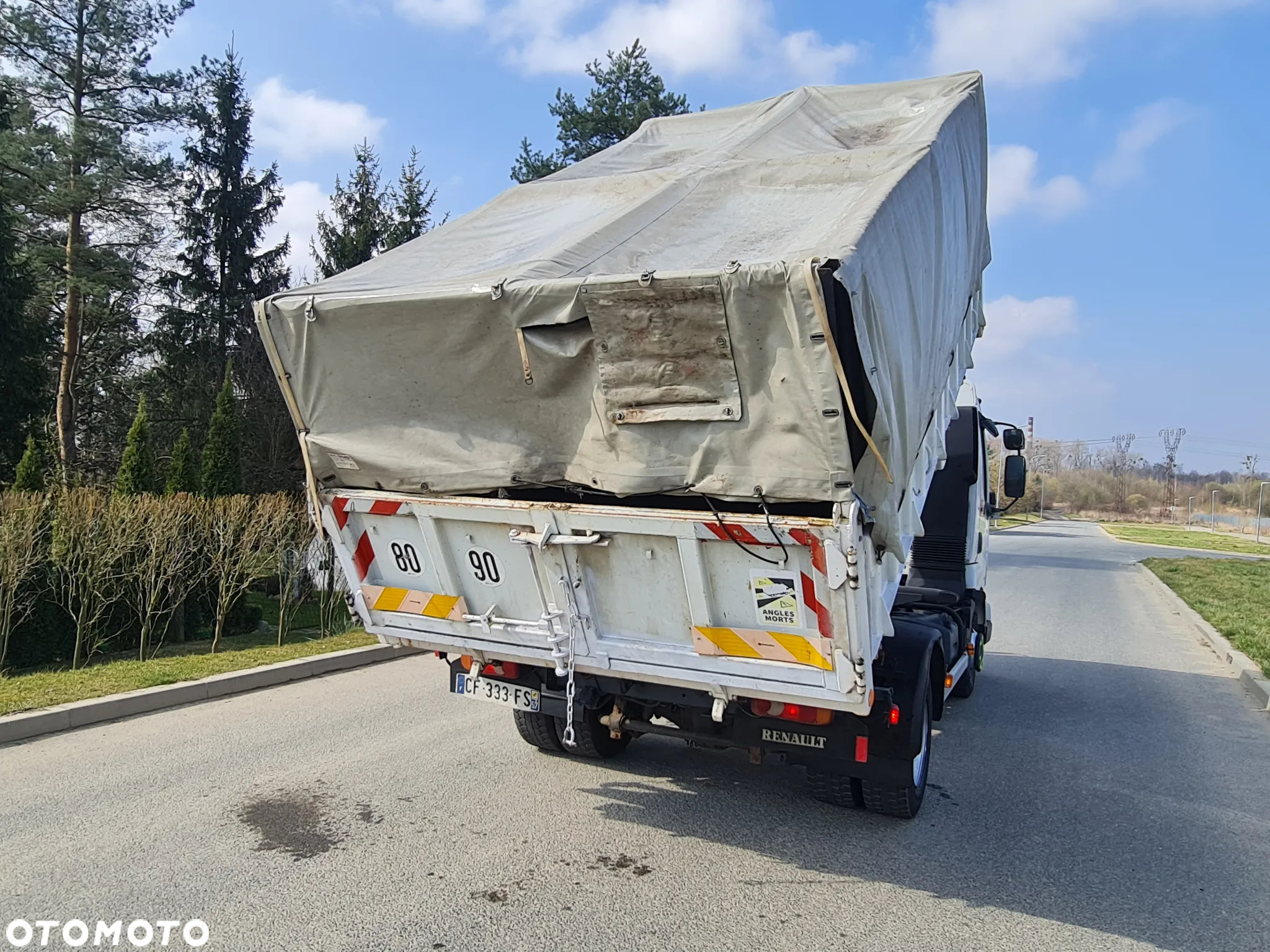 Renault Midlum Wywrotka 3 str Czołownica Specjalny Tylko 116 tys km Plandeka - 13
