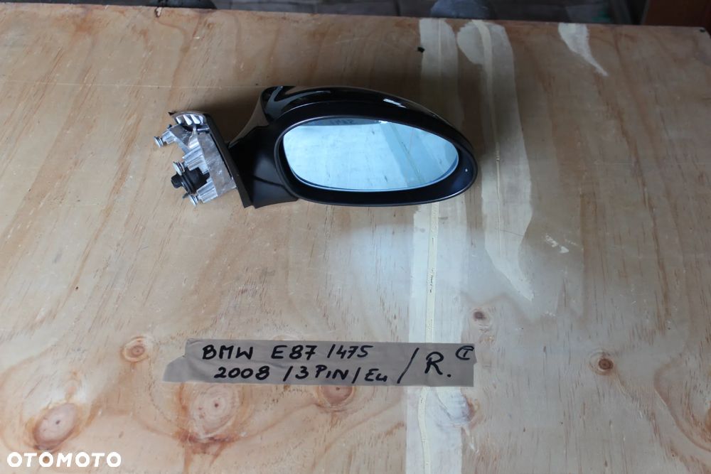 LUSTERKO PRAWE BMW E90 E91 LCI 3 PIN EU 475 2008