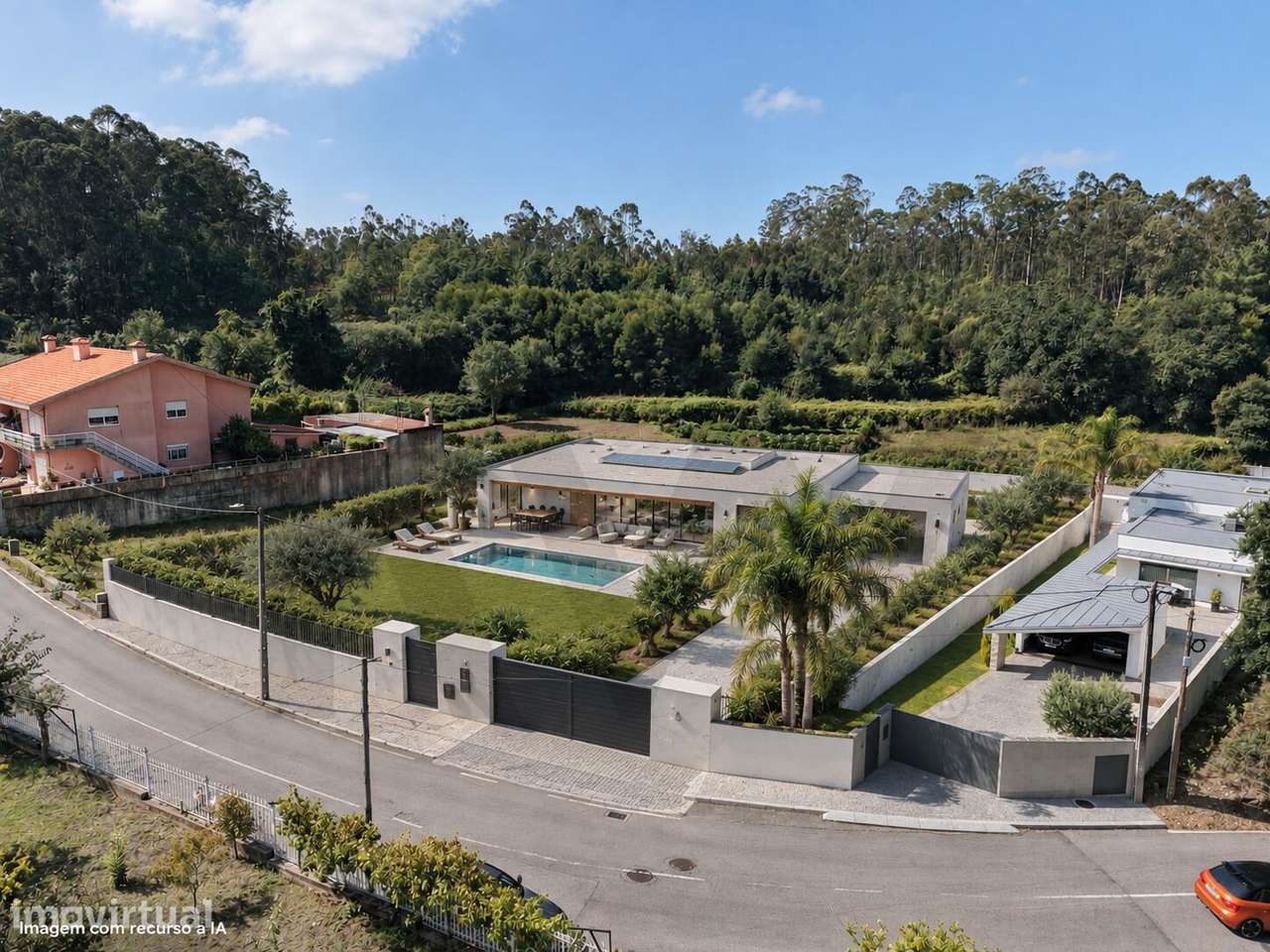 Terreno para construção de habitação, com 2 700m2, em Lourosa. - Grande imagem: 5/8