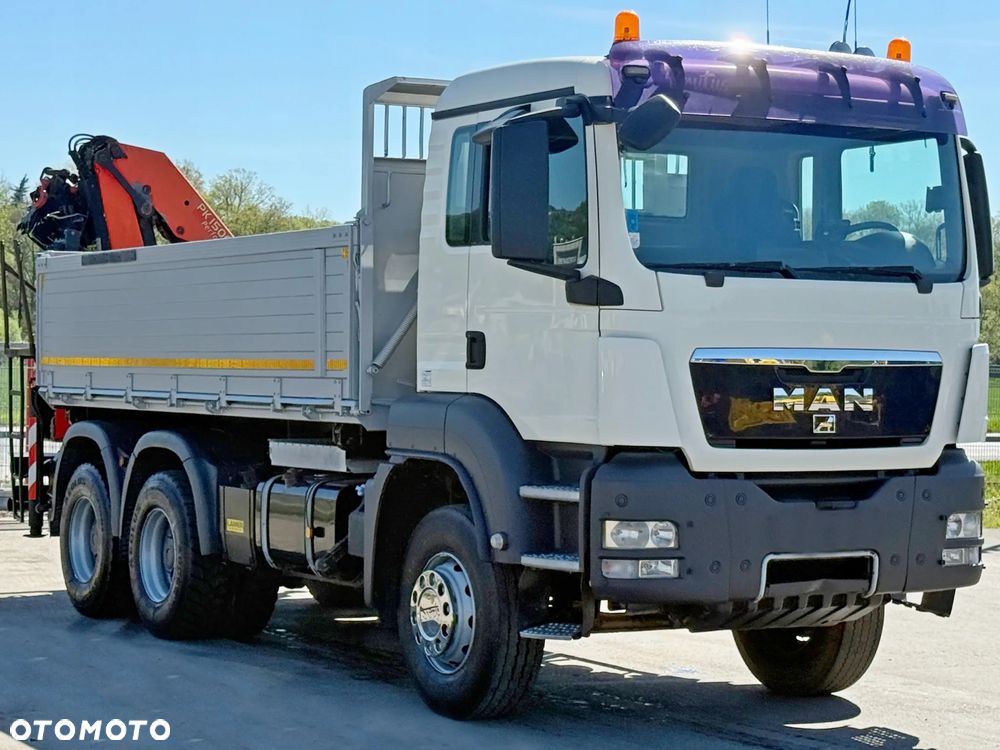 MAN TGS 33.360 * WYWROTKA 6,40 m + PK 15002 / 6x4 * STAN BDB - 3