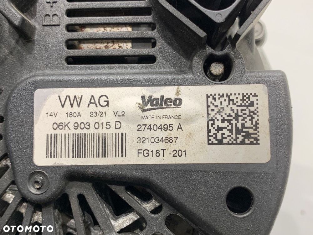ALTERNATOR  VW ARTEON (3H7, 3H8) 2017 - 2022 TSI R 235 kW [320 KM] benzyna 2020 - 2022 06K903015D - 4