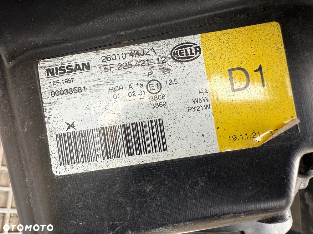 Lampa przednia NISSAN NAVARA D23 KOMPLET EUROPA ORYGINALNE HELLA - 8