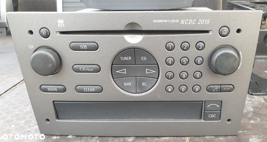 RADIO CD NCDC 2015 SIEMENS WYŚWIETLACZ OPEL VECTRA C SIGNUM 313203739 - 4