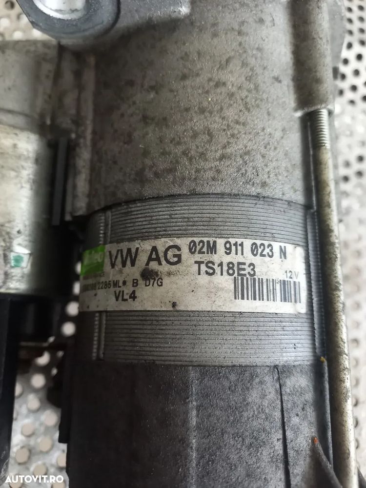 Electromotor Vw Seat Skoda 2.0 tdi BMP BMM An 2005-2006-2007-2008-2009-2010 Cod 02MN Passat Golf Je - 8