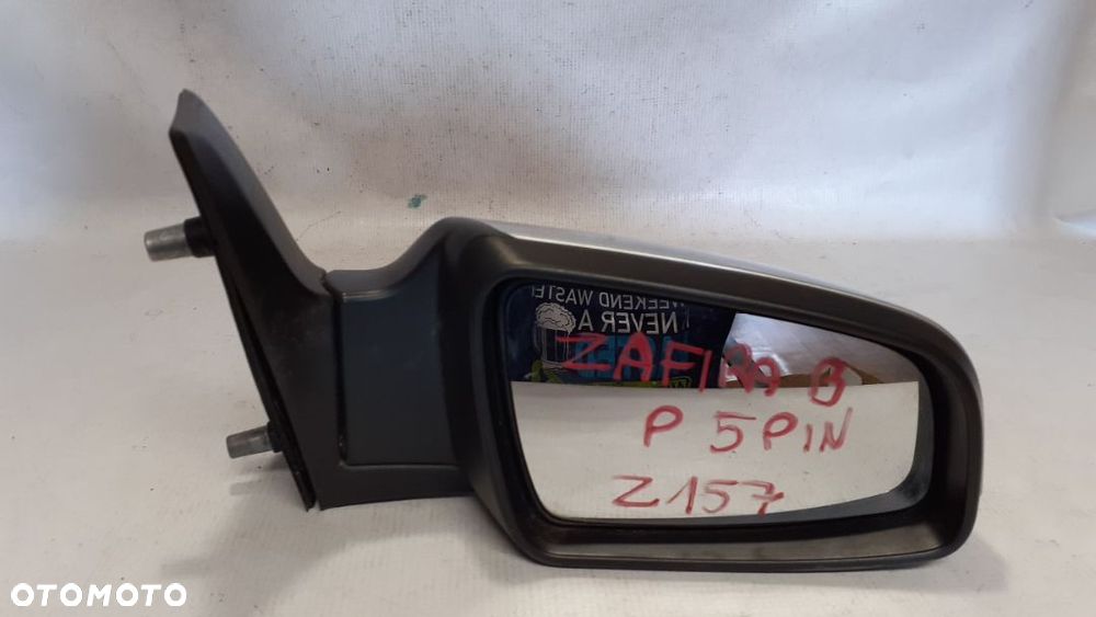 LUSTERKO ELEKTRYCZNE PRAWE OPEL ZAFIRA B 5PIN Z157 - 2