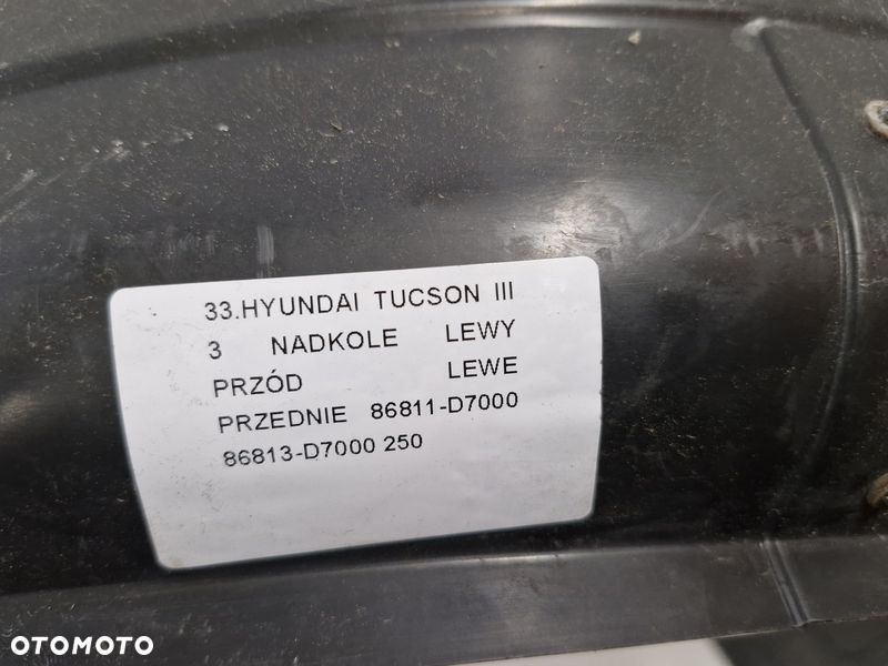 HYUNDAI TUCSON 3 III NADKOLE LEWY PRZÓD LEWE PRZEDNIE 86811-D7000 86813-D7000 - 3